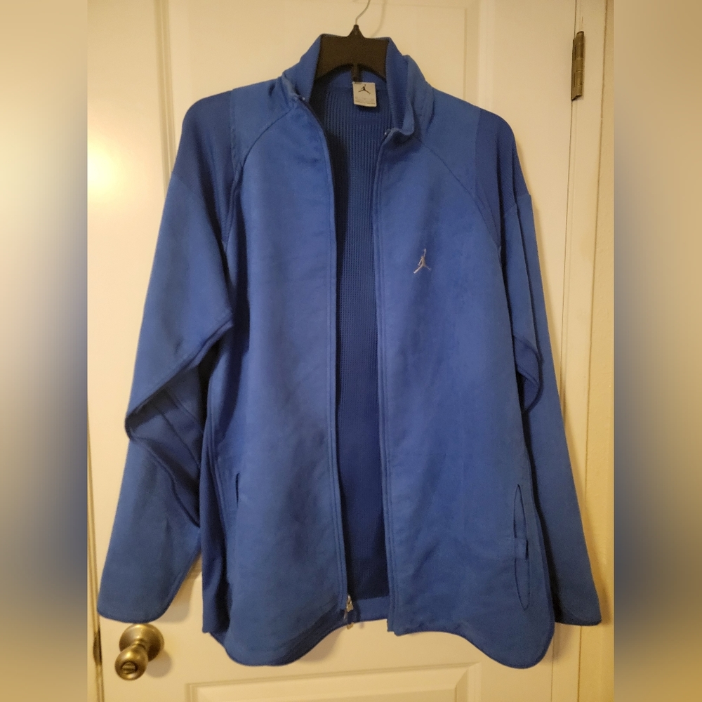 Michael Jordan Cobalt Blue zip front jacket